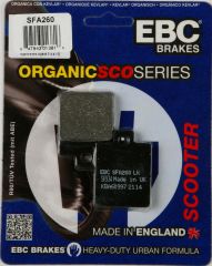 Ebc Sfa260 2007-2015 Gilera Fuoco 500 Uyumlu Ön Fren Balatası Organik Balata