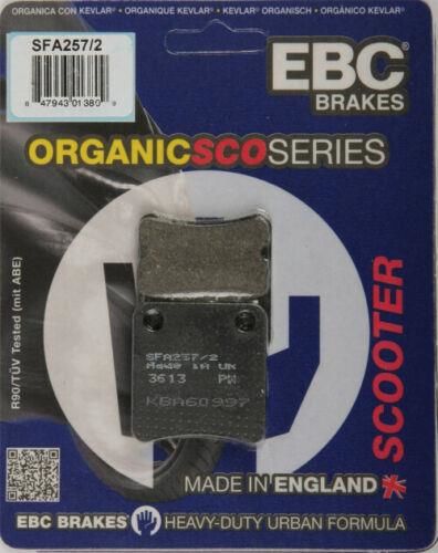 Ebc Sfa257/2 2007-2015 Gilera Fuoco 500 Uyumlu El Freni Balatası Organik Balata