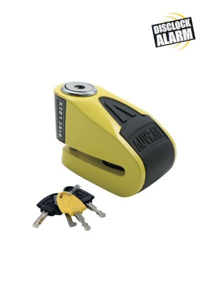 Auvray B-Lock 06 Sarı-Siyah Alarmlı Disk Kilidi 6Mm Sra Sertifika