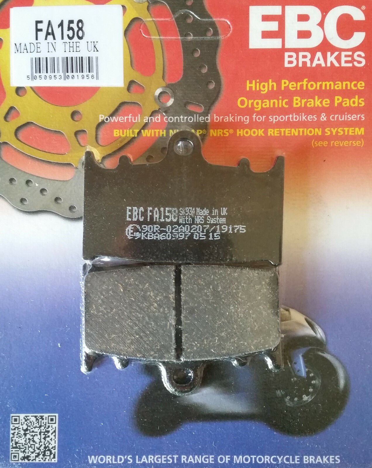 Ebc Fa158 2006 Suzuki Gsf 1200 Bandit S Ön Fren Balatası
