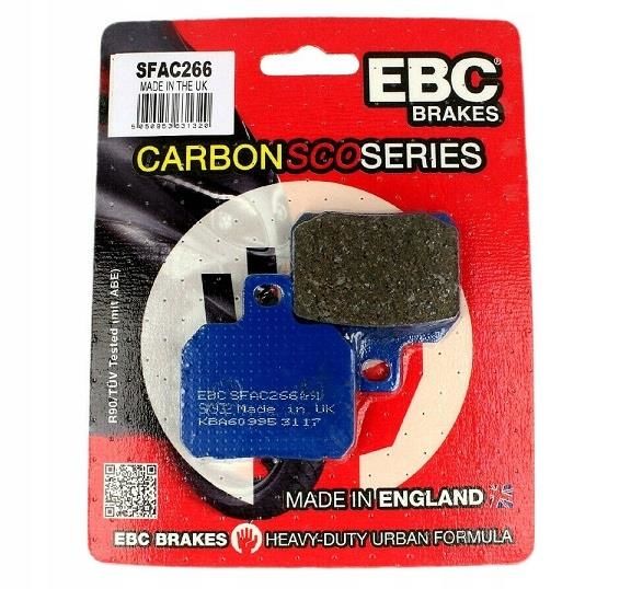 Ebc Sfac266 2014-2015 Peugeot Speedfight 4 (125cc) Uyumlu Arka Fren Balatası Karbon Balata