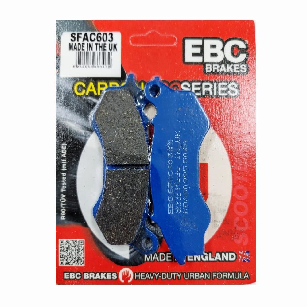 Ebc Sfac603 2017-2021 Peugeot Speedfight 4 (125cc) Uyumlu Ön Fren Balatası Karbon Balata
