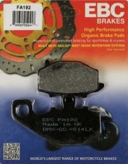 Ebc Fa192 2006-2016 Kawasaki ER-6 F Uyumlu Arka Fren Balatası Organik Balata