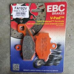 Ebc Fa192V 2006-2016 Kawasaki ER-6 F Uyumlu Arka Fren Balatası Yarı Sinterli Balata