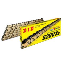Did 525-118Vx3 2017-2022 KTM 1290 Super Adventure S Uyumlu Zincir Vx3 Xring Gold (Sarı) Renk