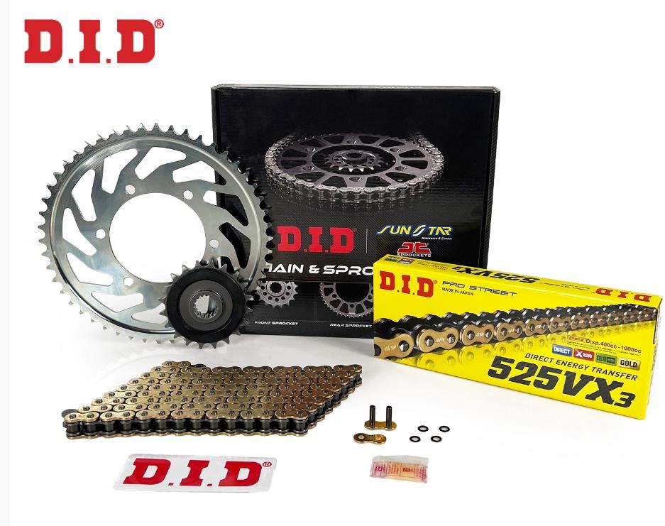 Did-Jt 2017-2022 KTM 1290 Super Adventure S Uyumlu Zincir Dişli Set Gold (Sarı) Renk