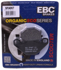 Ebc Sfa067 1991-2007 Kawasaki KLE 500 Uyumlu Arka Fren Balatası Organik Balata
