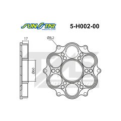 Ducati Multistrada 1200 Pikes Peak arka dişli göbeği