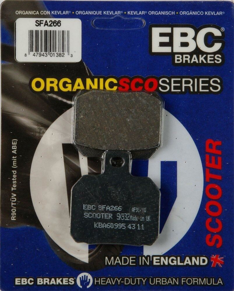 Ebc Sfa266 2002-2012 Piaggio Beverly 500 Uyumlu Ön Fren Balatası Organik Balata