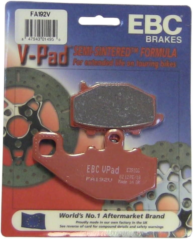 Ebc Fa192V 2007-2014 Kawasaki KLE 650 Versys Uyumlu Arka Fren Balatası (Abs siz) Yarı Sinterli Balata