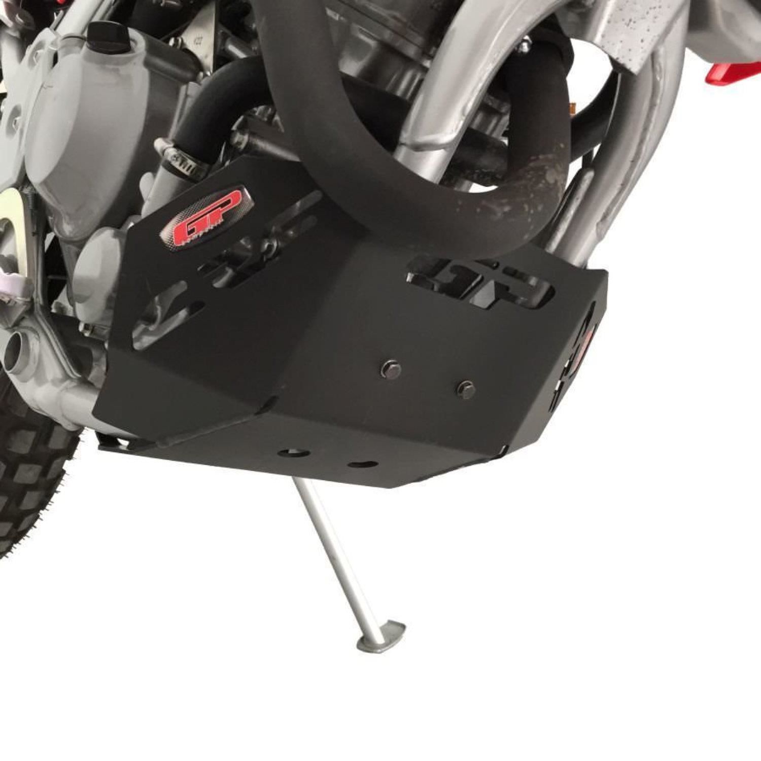 GP Kompozit Honda CRF250L 2013-2023 Uyumlu Motor Alt Koruma Alüminyum Siyah