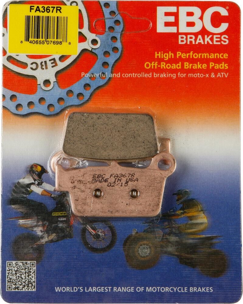 Ebc Fa367R 2006-2023 Kawasaki KX 450F Uyumlu Arka Fren Balatası Sinterli Balata