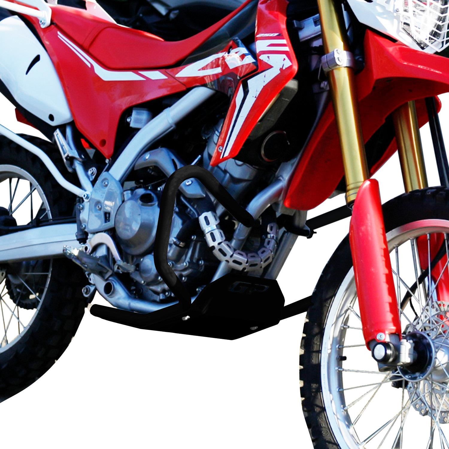 GP Kompozit Honda CRF250L 2013-2023 Uyumlu Karter ve Motor Koruma Demiri Siyah