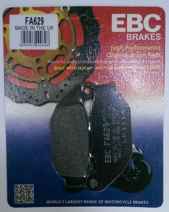 Suzuki Gsx-R 125 Arka Fren Balatası Ebc Fa629 Balata