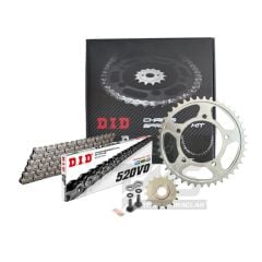 Did-Jt 2014-2020 Honda NC 750 X DCT Uyumlu Zincir Dişli Set Oring Zincir Çelik Renk