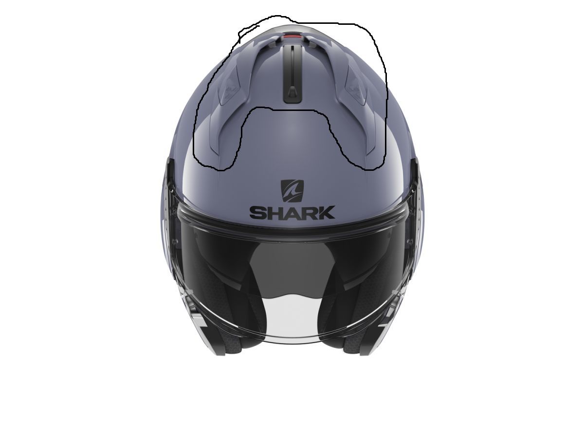 Shark Evo Gt Tepe Havalandırma Mat Ve8932