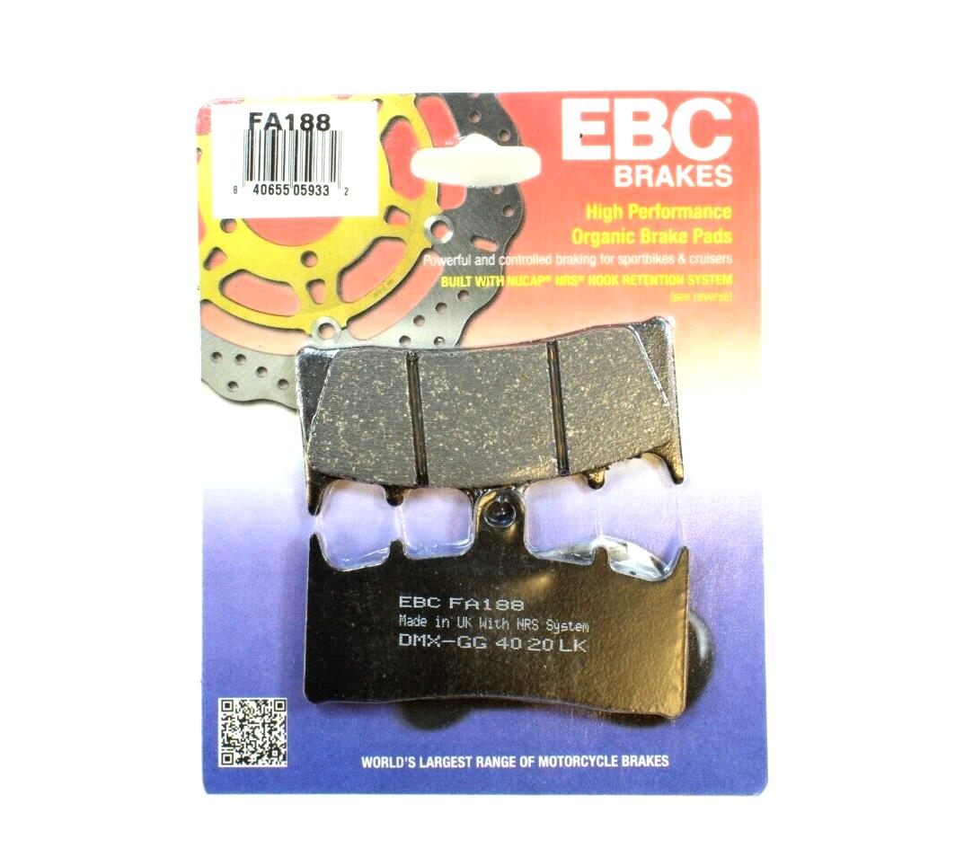 Ebc Fa188 1998-2002 Kawasaki Ninja ZX-6R Uyumlu Ön Fren Balatası Organik Balata