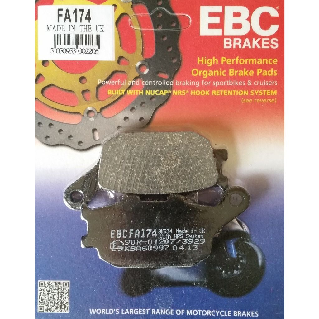 Ebc Fa174 2011-2016 Suzuki Gsr 750 Arka Fren Balatası