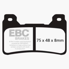 Ebc Fa390Hh 2004-2016 Honda CBR 1000 RR Uyumlu Ön Fren Balatası Sinterli Balata