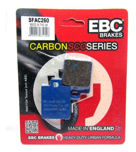 2011-2015 Piaggio Mp3 500 Ön Fren Balatası Ebc Sfac260 Karbon