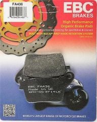 Ebc Fa436 2006-2020 Honda CBR 1000 RR Uyumlu Arka Fren Balatası Organik Balata