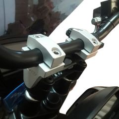 GP Kompozit Bajaj Dominar 250 / 400 2017-2023 Uyumlu Gidon Yükseltme 22mm Siyah 3.5 cm