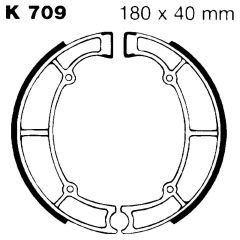 Ebc K709 1986-1994 Kawasaki VN 750 Vulcan Uyumlu Arka Fren Balatası Yaylı Kampana Set