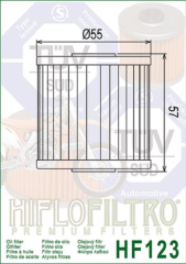 Hiflo Hf123 1987-2023 Kawasaki KLR 650 Uyumlu Yağ Filtresi