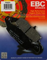 Ebc Fa231 1999-2004 Kawasaki VN 800 Drifter Uyumlu Arka Fren Balatası Organik Balata