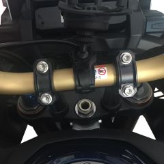 GP Kompozit Honda Africa Twin CRF1000L / CRF1100L 2016-2023 Uyumlu Gidon Yükseltme Siyah