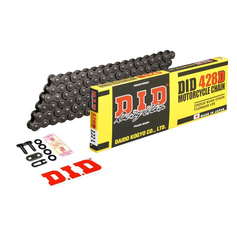 Did 428D-122 2015-2020 Honda CB 125 F Uyumlu Zincir  Çelik Renk