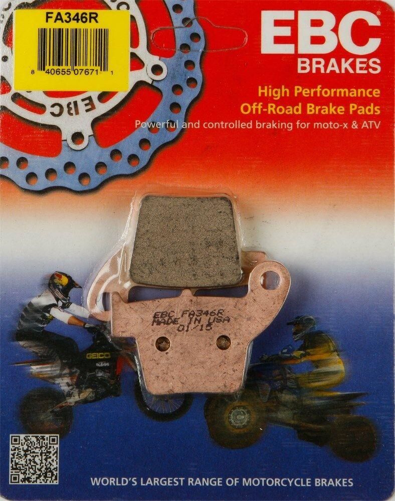 Ebc Fa346R 2004-2023 Honda CRF 250 R Uyumlu Arka Fren Balatası Sinterli Balata