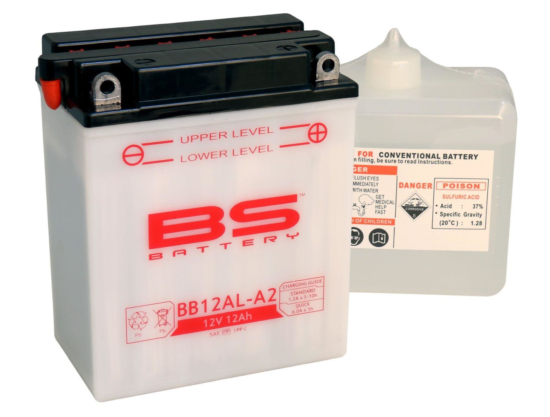 Bs Bb12al-A2 (Dry) 2008-2016 BMW G 650 GS Uyumlu Akü