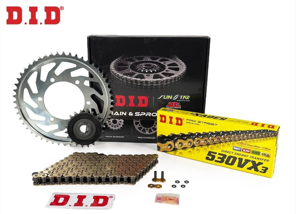 Did-Jt 2002-2010 Honda VFR 800 Uyumlu Zincir Dişli Set Gold (Sarı) Renk