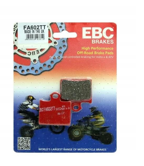 Ebc Fa602Tt 2014-2019 KTM 250 Freeride R Uyumlu Arka Fren Balatası Karbon Balata