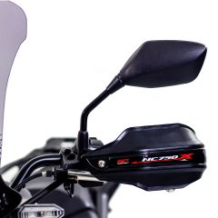 GP Kompozit Honda NC 750 X 2012-2023 Uyumlu Plastik Elcik Koruma Siyah