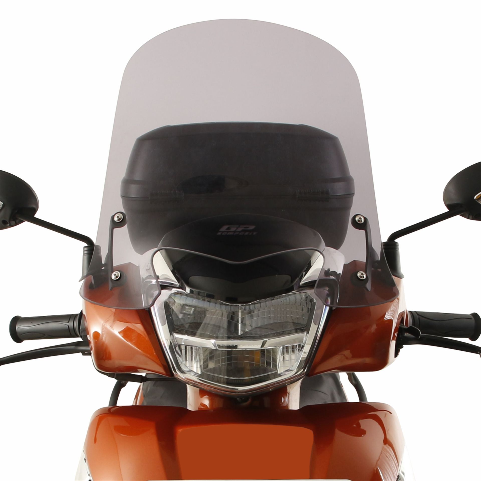 GP Kompozit TVS Jupiter 125 2023-2024 Uyumlu Ön Cam Füme