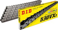 Did 530-110Vx3 1991-1995 Kawasaki ZXR 750 Uyumlu Zincir Vx3 Xring Çelik Renk
