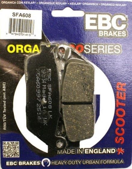 2012-2020 Kymco Xciting 400I Arka Fren Balatası Ebc Sfa608