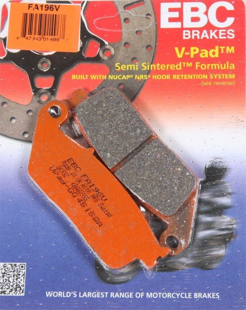 Ebc Fa196V 2008-2011 Honda DN - 01 Uyumlu Arka Fren Balatası Yarı Sinterli Balata
