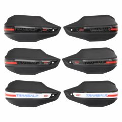 GP Kompozit Honda XL750L Transalp 2023 Uyumlu Plastik Elcik Koruma Siyah