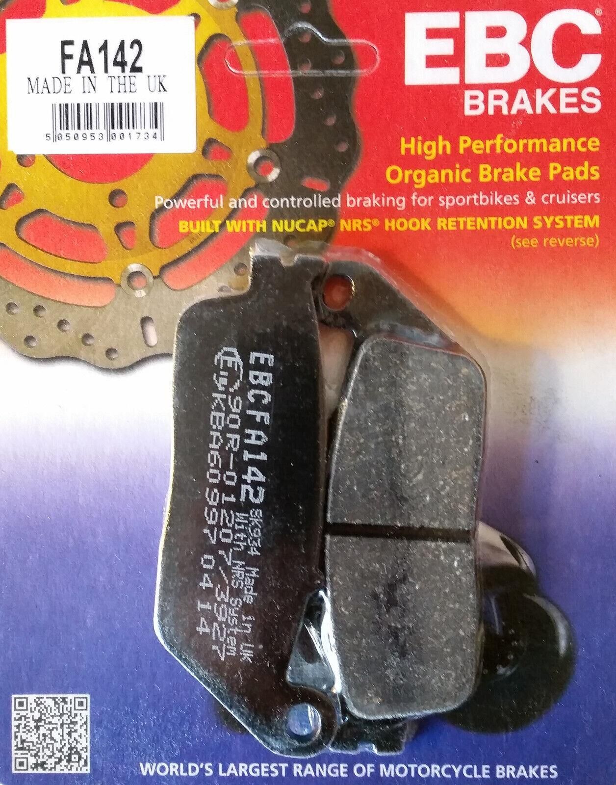 Ebc Fa142 2007-2012 Kawasaki Z 750 Uyumlu Ön Fren Balatası Organik Balata