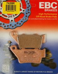Ebc Fa208R 2006-2008 Husaberg FE 450 Uyumlu Arka Fren Balatası Sinterli Balata