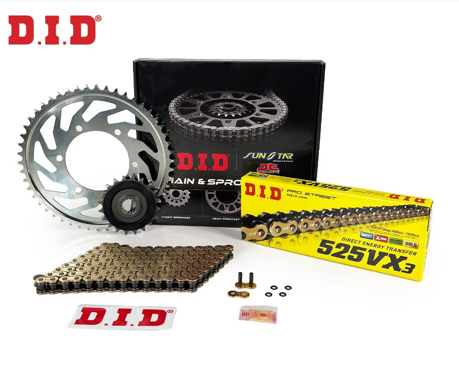 Did-Jt 2018-2020 Honda CB 1000 R Uyumlu Zincir Dişli Set Gold (Sarı) Renk