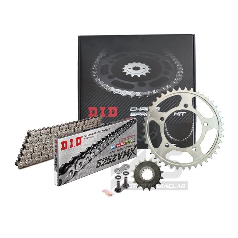 Did Zvmx-Jt 2018-2020 Honda CB 1000 R Uyumlu Zincir Dişli Set Çelik Renk