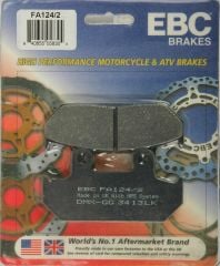 Ebc Fa124-2 1990-2000 Honda Goldwing GL 1500 SE Uyumlu Ön Fren Balatası Organik Balata