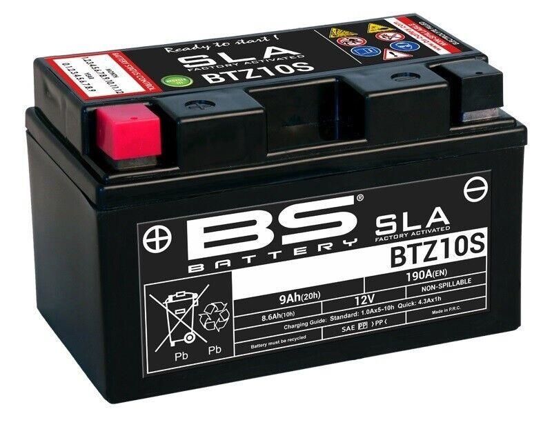 Bs Btz10s Sla 2009-2013 BMW S 1000 RR Uyumlu Akü Jel Akü