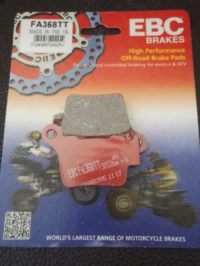 2009-2021 Ktm 250 Exc Tpı Arka Fren Balatası Ebc Fa368Tt Karbon