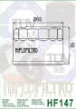 Hiflo Hf147 2005-2009 Kymco Xciting 500 Uyumlu Yağ Filtresi