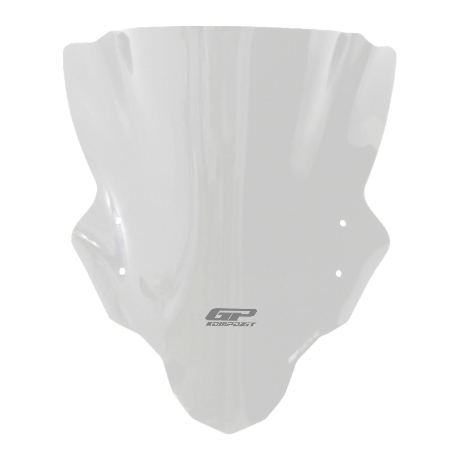 GP Kompozit Bajaj Pulsar NS 200 2011-2024 Uyumlu Ön Tur Camı Şeffaf 40 cm